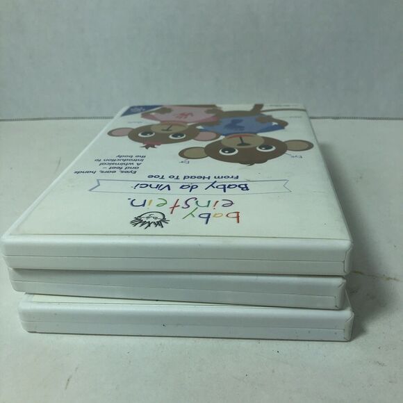 Baby Einstein Lot of 3 DVDs Early Education‎ Learn Noah Wordsworth da Vinci B1 - Picture 11 of 16